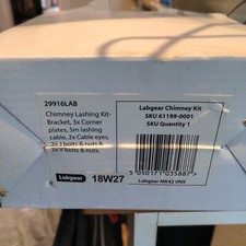 Labgear Chimney lashing kit  complete 6" TV Aerial mounting bracket