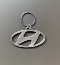 Hyundai Ioniq I30 I20 I10 N Kona Tucson Key Chain Ring Logo 3D printed UK MADE
