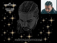 Drake Rhinestone Portrait