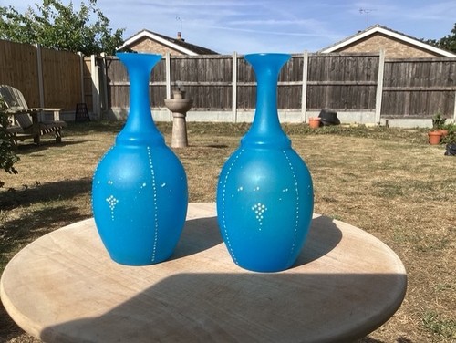 Antique victorian blue bristol - victorian,