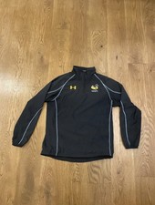 Wasps Rugby 1/4 Zip Lined Track Top Large Under Armour