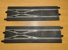 2 x Scalextric Digital C7036 Straight Lane Change Track Pieces - Very Good