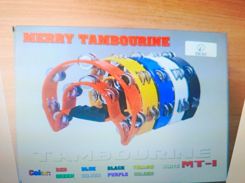 Merry handheld tambourine - mt-1,