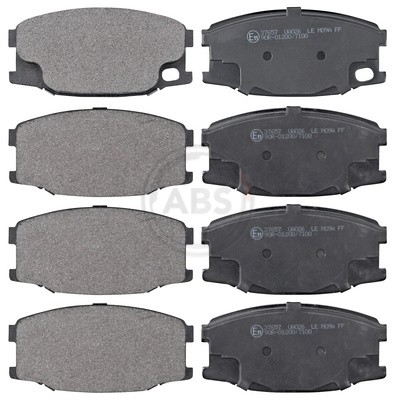 Abs 37657 front - rear, pad