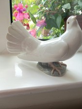 Vintage LLADRO PEACE DOVE Porcelain Figurine 1015 Retired 1970 - 1979