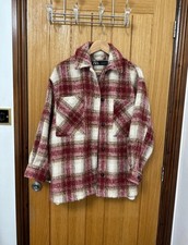 Pink Toned Shacket Oversized