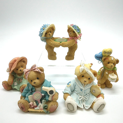 Cherished teddies resin - teddies,