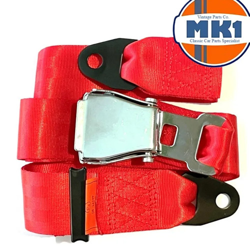 Seat belt lap - seat, chrome