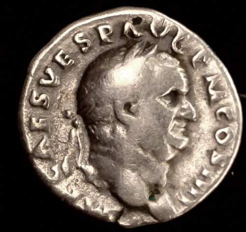 Vespasian denarius vf - denarius,