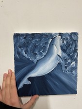 Abstract Whale Sea Art