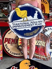 Vintage Old Style Sign Poultry