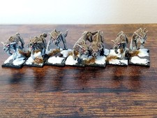 Warhammer 40K  Fantasy  Kings Of War Fenrisian Wolves  Giant Dire Wolves Painted