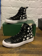 ALEXANDER McQUEEN SWALLOW SWARM HIGH TOP BOOTS SNEAKERS TRAINERS 38 UNISEX McQ 5