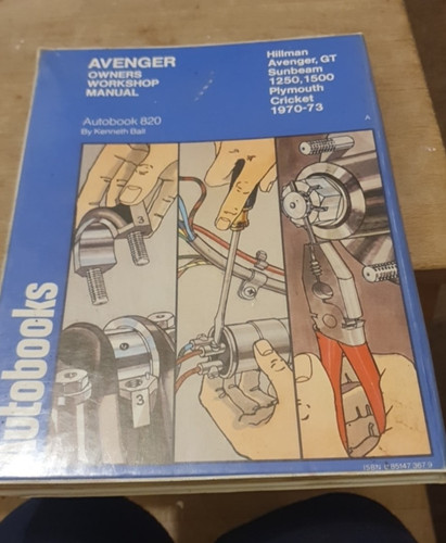 Avenger owners workshop - owners, manual
