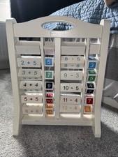 The White Company wooden alphabet Abacus