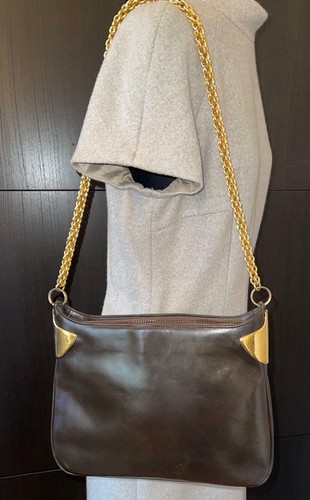 Vintage 1970s brown leather - vintage,
