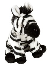 NEW WILD REPUBLIC CUDDLEKINS 8" BABY ZEBRA FOAL CUDDLY SOFT TOY TEDDY