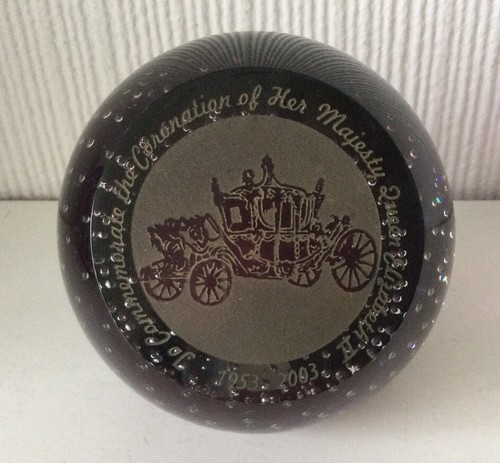 Caithness glass paperweight - glass,