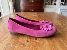 FAITH PINK SUEDE PUMPS SLIP ON