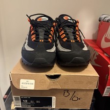 Nike Air Max 95 Size 12 Black/Grey/Safety Orange