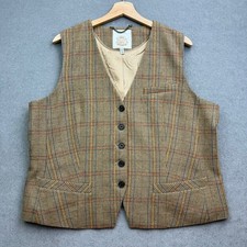 JOULES Waistcoat UK 18 Brown