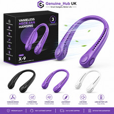 Portable rechargeable neck fan - rechargeable,
