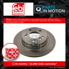 2x Brake Discs Pair Solid fits