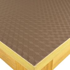 CUT TO SIZE Brown Felt Backed Table Protector Heat Resistant All Sizes Bespoke