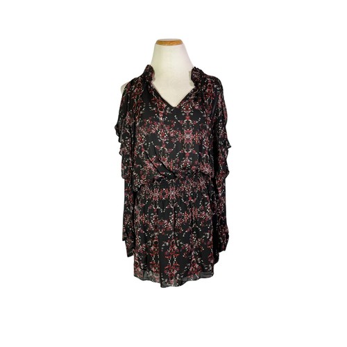 Parker size black floral - s,