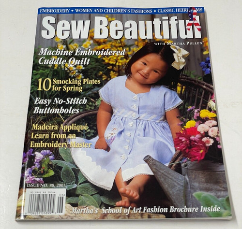 Sew beautiful magazine martha - sew,