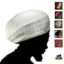 Rasta Dread Dreadlocks Tams Hat Beret Hippie Cap Reggae Marley Jamaica M/L Fit