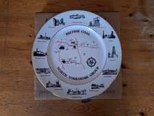 British Coal China Plate North