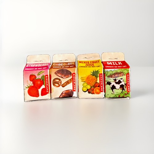 Kikkerland erasers rubbers set - kikkerland, erasers/rubbers