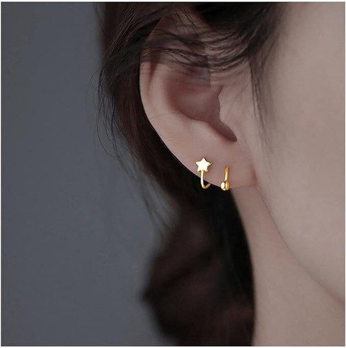 Star spiral screw back - star,