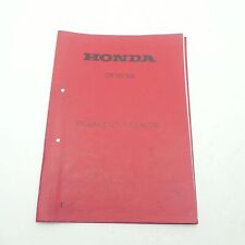 Honda CB 125 B6 spare parts catalogue spare parts list parts catalogue manual C0557