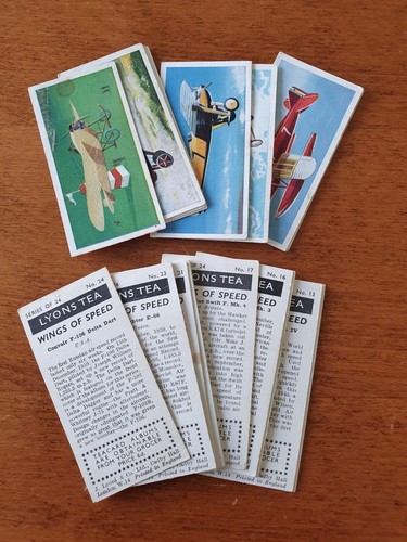 Lyons tea cards wings - wings, of