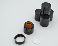 Round Glass Sample Jar - Pots