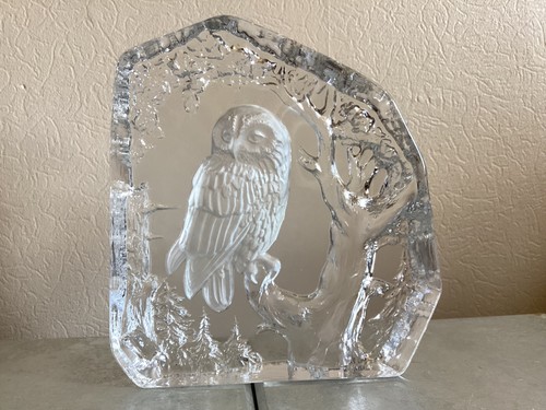 Goebel art glass owl bird - owl,