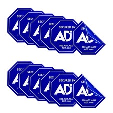 12 Pack ADT Stickers