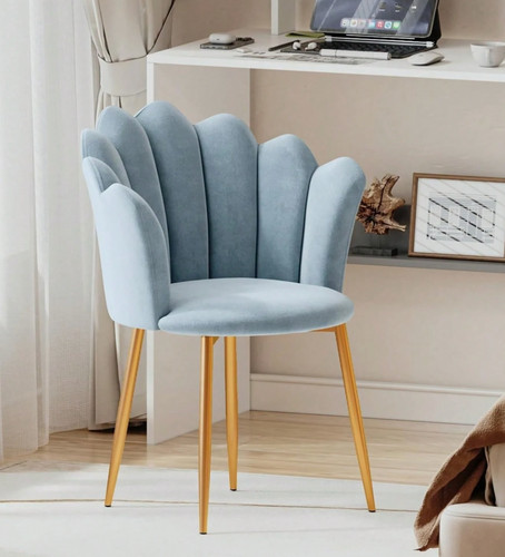 Sky blue armchair - sky, tub