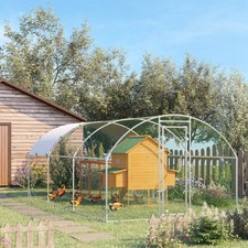 Chicken Run 1 Room Galvanised