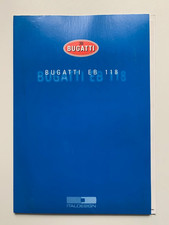Bugatti EB 118 Press Information Kit with 11 Gloss Photos, language English