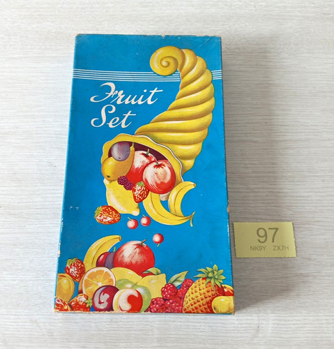 Vintage boxed fruit set - vintage,