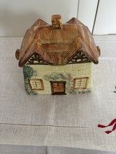 Vintage Art Deco Keele Street Pottery Biscuit Barrel Excellent Condition Rare