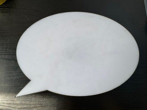 Led light speech bubble - led,