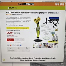 THANE H20 HD PRO : 5:1 CHEMICAL FREE STEAM CLEANING SYSTEM FOR THE ENTIRE HOME