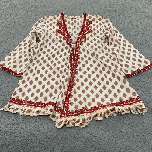Sulu embroidered beaded tunic - embroidered,