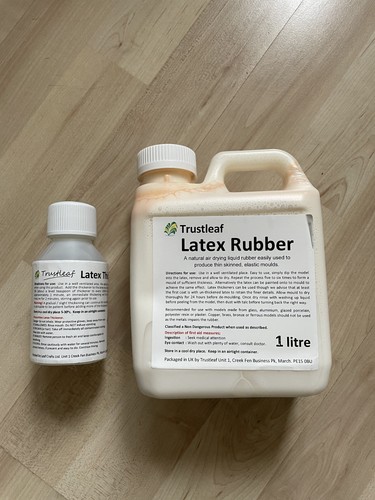 Liquid latex brush - brush, on