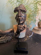 Speak No Evil" Abstract Face