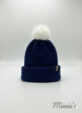 Blue Winter Hat Unisex Hand